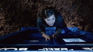 Clara: Let me in.  TARDIS: Naw. No. Nope. Sheesh. No. Well may- No. 