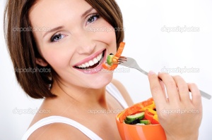 I stopped caring and have reached the plane of blissful existence where people laugh with salad.