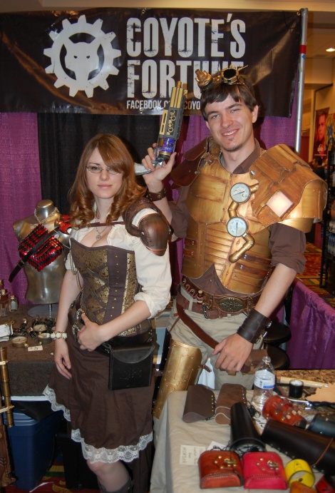Steampunk artisans from Coyote's Fortune.