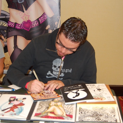 Comic artist Andy Perez